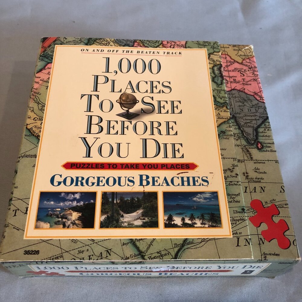 1000 Places to See Before You Die 1000 Pc GORGEOUS BEACHES Puzzle #F12